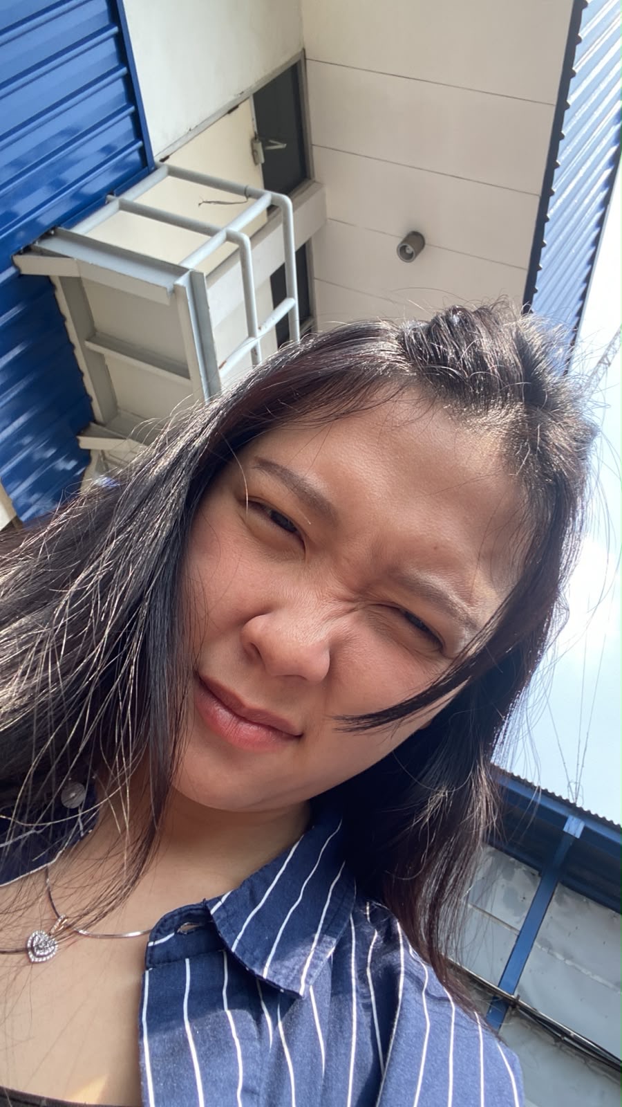 Cynthia dengan ekspresi lucu