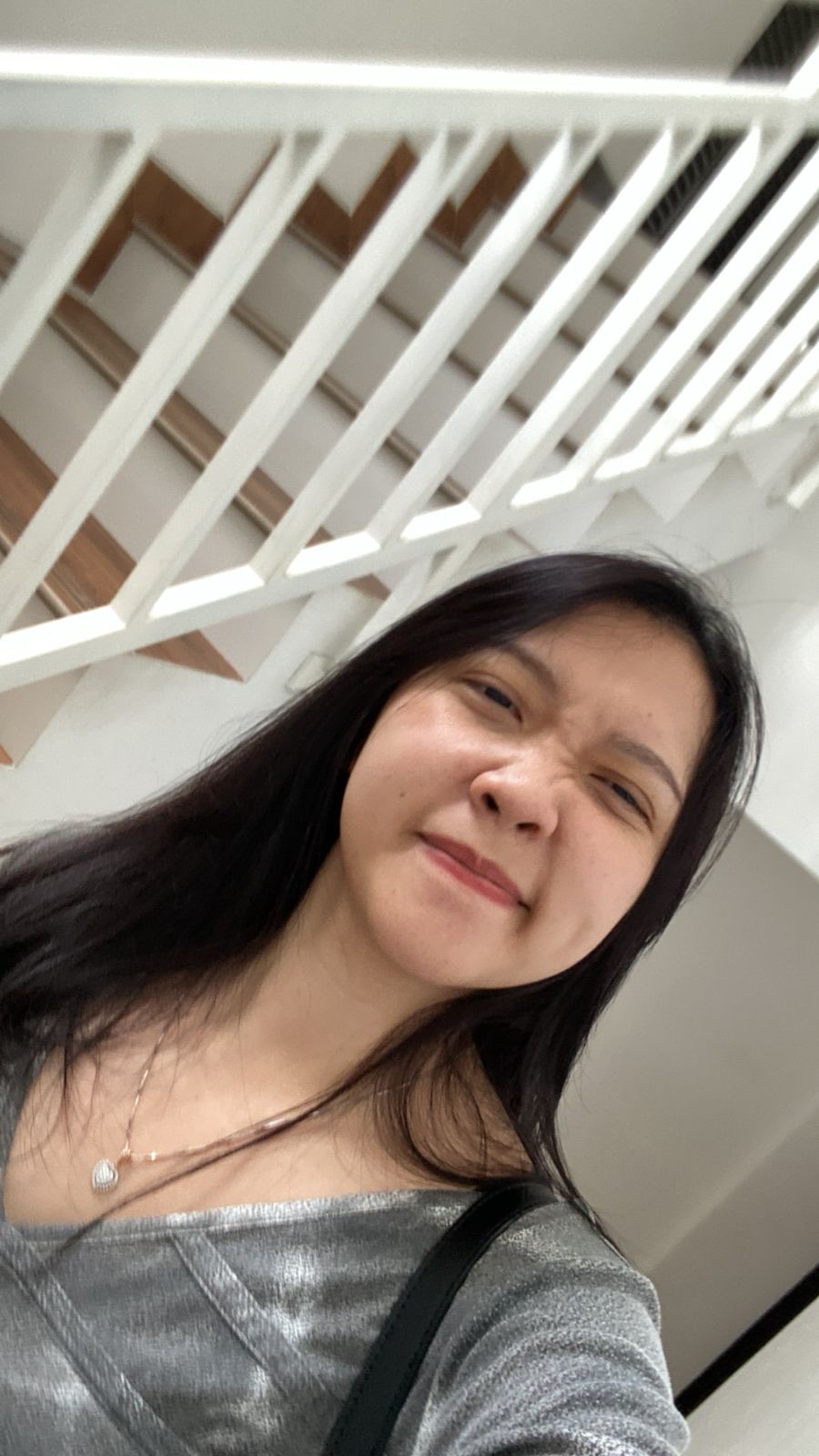 Ekspresi lucu Cynthia